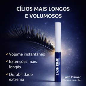 Rímel LashPrime 3 em 1™ – Cílios Longos, Curvados e Definidos em Segundos